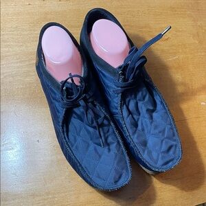 Clarks Shacre Li Men's Quilted Blue Loafers. Size 12